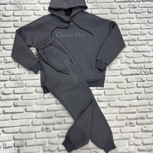 Костюм спорт Yulichka (S-L) F30-103CD d.grey (зима) Yulichka F30-103CD d.grey