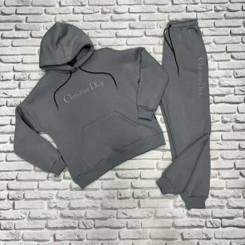Костюм спорт Yulichka (S-L) F30-103CD grey (зима) Yulichka F30-103CD grey