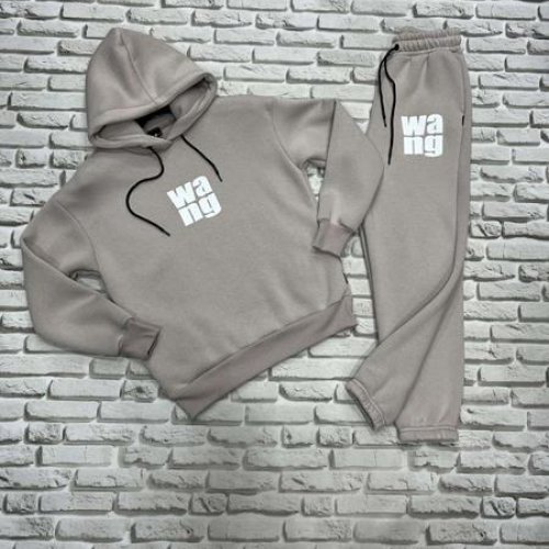 Костюм спорт Yulichka (S-L) F30-107W grey (зима) Yulichka F30-107W grey