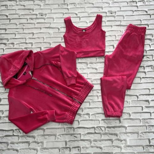 Костюм спорт Yulichka (S-L) F30-109L crimson (деми) Yulichka F30-109L crimson