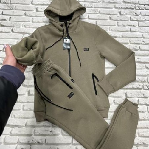 Костюм спорт Yulichka (M-3XL) F3008NF khaki (зима) Yulichka F3008NF khaki