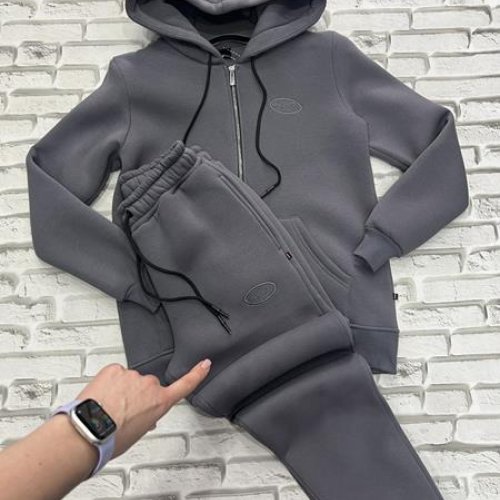 Костюм спорт Yulichka (S-L) F32-1116 d.grey (зима) Yulichka F32-1116 d.grey