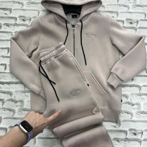 Костюм спорт Yulichka (S-L) F32-1116 l.beige (зима) Yulichka F32-1116 l.beige