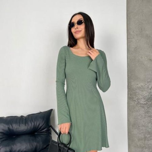 Платье Arina (42-48) 3057 green (деми) Arina 3057 green