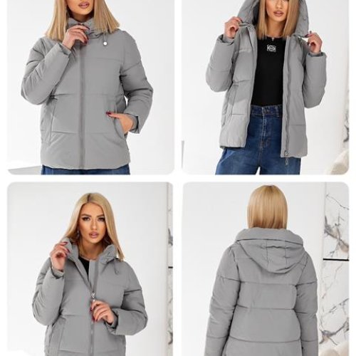 Куртка Dorimodes (M-2XL) K061 grey (зима) Dorimodes K061 grey