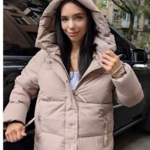 Куртка Dorimodes (M-2XL) K063 beige (зима) Dorimodes K063 beige