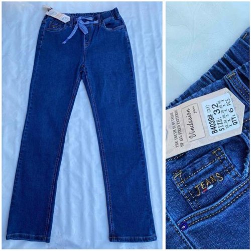 Джинсы Vindassion (32-42) B4039 blue (деми) Vindassion B4039 blue