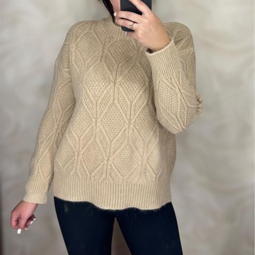 Свитер Ekvato (46-50) 26405 beige (зима) Ekvato 26405 beige