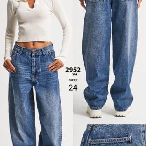 Джинсы Jeans Style (34-40) 2952-4W4 blue (деми) Jeans Style 2952-4W4 blue