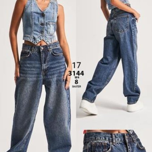Джинсы Jeans Style (34-42) 3144-17W4 blue (деми) Jeans Style 3144-17W4 blue