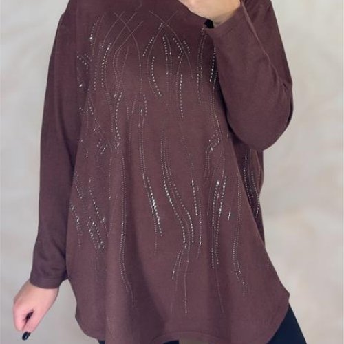 Туника LeVisha (52-60) 25202 brown (зима) LeVisha 25202 brown