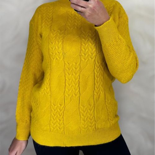 Свитер Novetly Store (46-50) 26382 yellow (зима) Novetly Store 26382 yellow