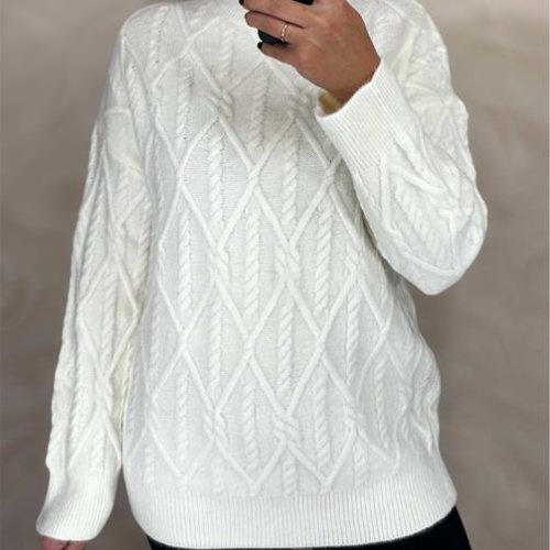 Свитер Ekvato (48-54) 26404 white (зима) Ekvato 26404 white