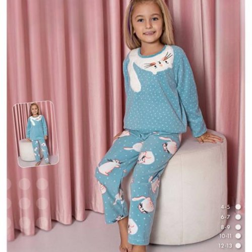 Пижама Fili Wear (4-13) FW31 l.blue (зима) Fili Wear FW31 l.blue