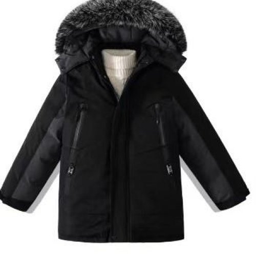Куртка Gold Kids (4-12) 109 black-grey (зима) Gold Kids 109 black-grey
