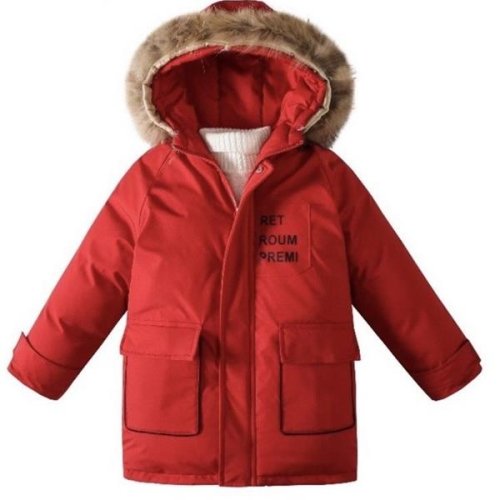 Куртка Gold Kids (8-16) 8866 red (зима) Gold Kids 8866 red