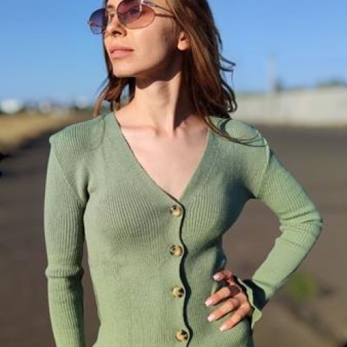 Кофта Global (42-48) 1064 green (деми) Global 1064 green