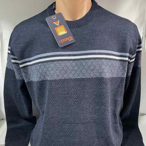 Свитер Sabihina (L-3XL) SB349 navy (зима) Sabihina SB349 navy