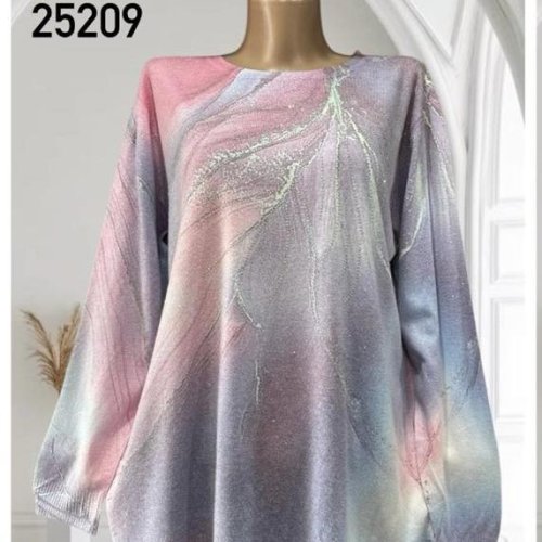 Свитер Novetly Store (48-54) 25209 grey-pink (зима) Novetly Store 25209 grey-pink