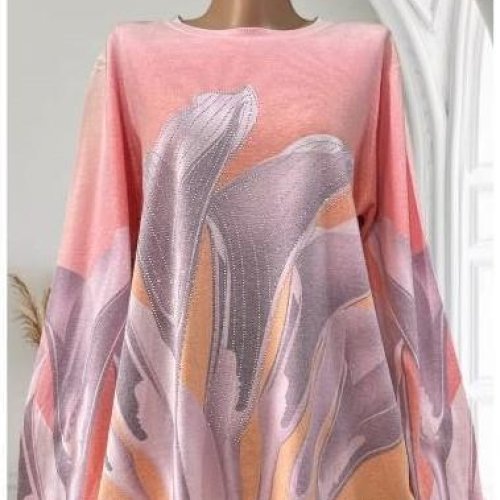 Свитер Novetly Store (48-54) 25210 pink (зима) Novetly Store 25210 pink