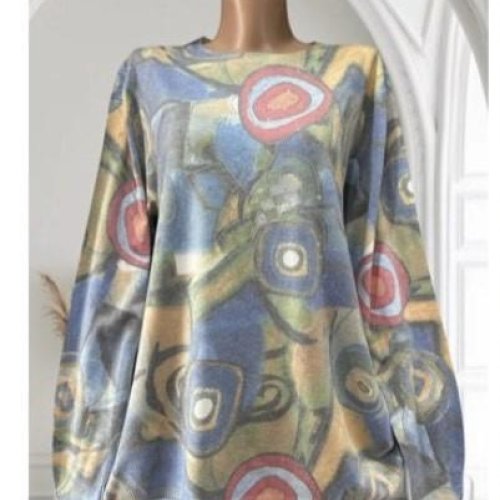 Свитер Novetly Store (48-54) 25211 l.blue (зима) Novetly Store 25211 l.blue