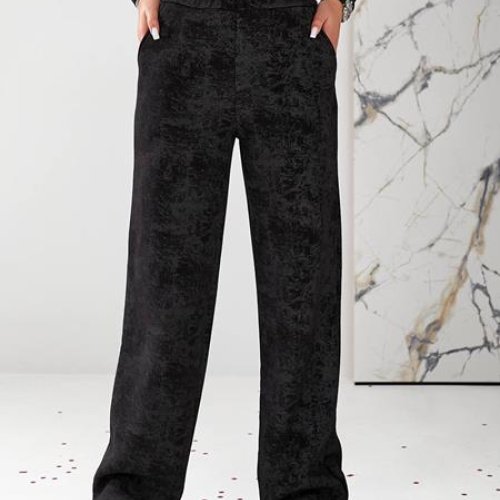 Штаны спорт WideRange (40-54) 889 black (зима) WideRange 889 black
