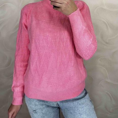 Свитер LeVisha (46-50) 24026 pink (зима) LeVisha 24026 pink