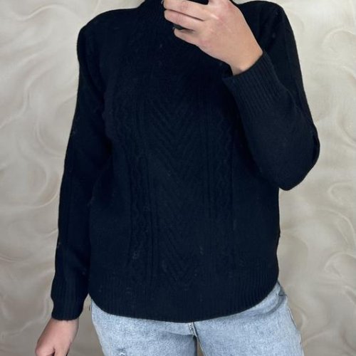 Свитер LeVisha (46-50) 24038 black (зима) LeVisha 24038 black