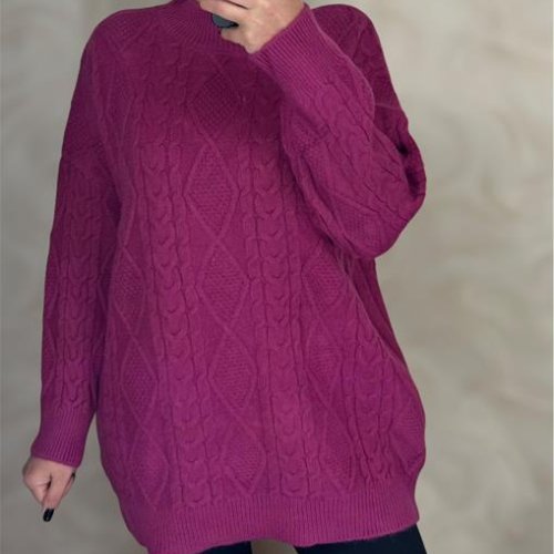 Свитер LeVisha (50-58) 24009 purple (зима) LeVisha 24009 purple
