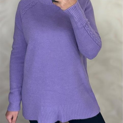 Свитер LeVisha (48-54) 24019 lilac (зима) LeVisha 24019 lilac