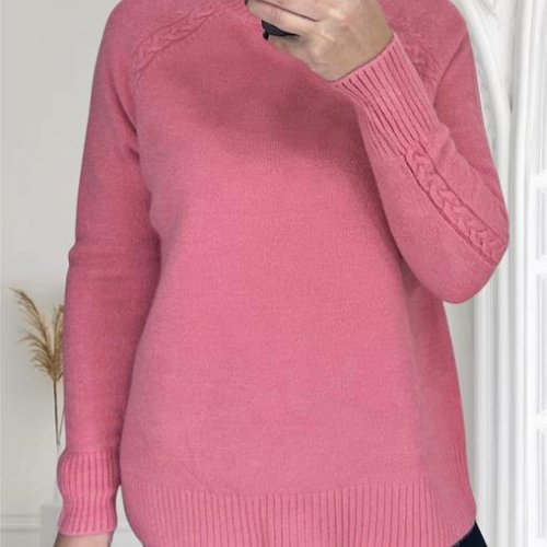 Свитер Ekvato (46-52) 24019 pink (зима) Ekvato 24019 pink