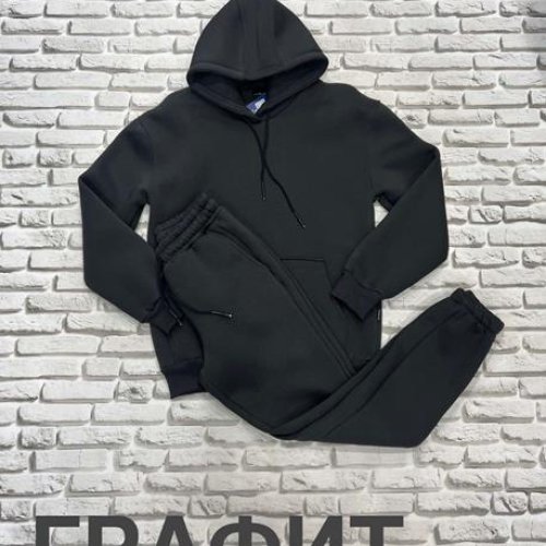 Костюм спорт Yulichka (M-3XL) 1002BZ graphite (зима) Yulichka 1002BZ graphite