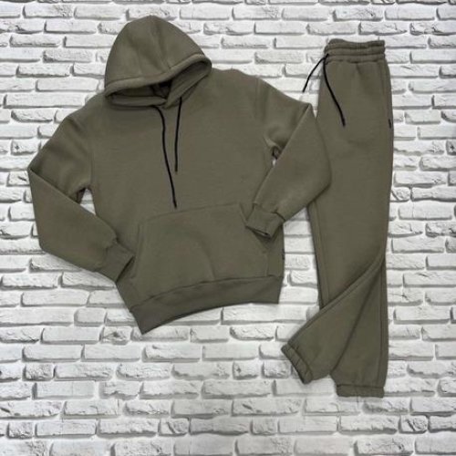 Костюм спорт Yulichka (M-3XL) 1002BZ khaki (зима) Yulichka 1002BZ khaki