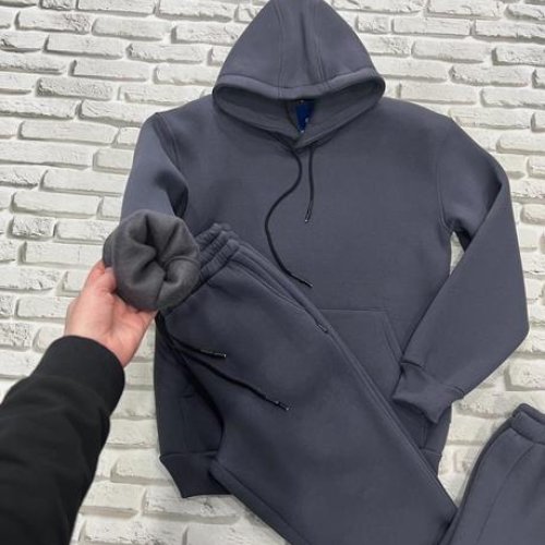 Костюм спорт Yulichka (M-3XL) 1002BZ navy (зима) Yulichka 1002BZ navy