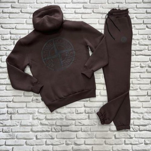 Костюм спорт Yulichka (M-3XL) 3777SI brown (зима) Yulichka 3777SI brown