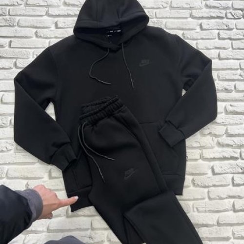 Костюм спорт Yulichka (M-3XL) 3778N black (зима) Yulichka 3778N black