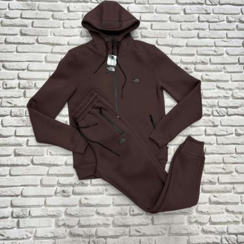 Костюм спорт Yulichka (M-3XL) F3008NF brown (зима) Yulichka F3008NF brown