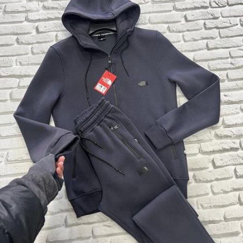Костюм спорт Yulichka (M-3XL) F3008NF navy (зима) Yulichka F3008NF navy