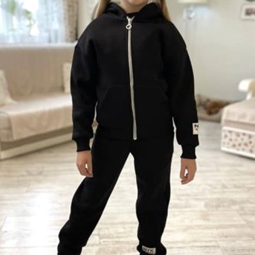 Костюм спорт LiMa kids (134-158) 2434 black (зима) LiMa kids 2434 black