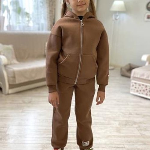 Костюм спорт LiMa kids (134-158) 2434 brown (зима) LiMa kids 2434 brown