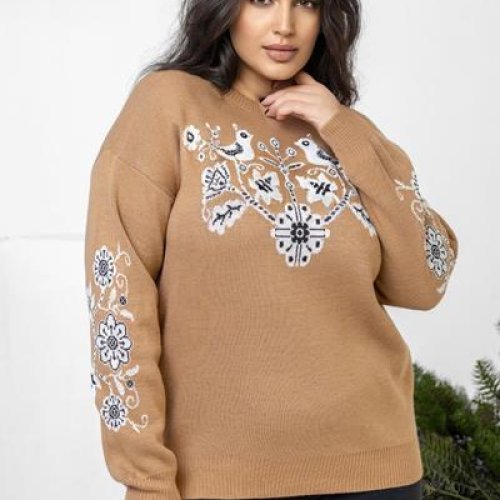Свитер Global (50-58) 1099 brown (зима) Global 1099 brown