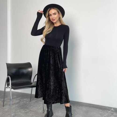 Юбка Sofi Cor (42-48) 6018 black (деми) Sofi Cor 6018 black
