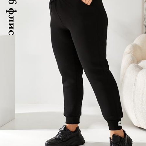 Штаны спорт HJJ Story (50-58) 3056 black (зима) HJJ Story 3056 black