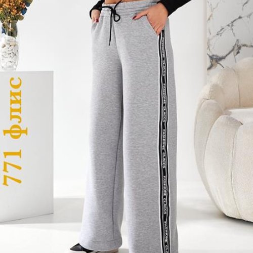 Штаны спорт HJJ Story (42-50) 771 grey (зима) HJJ Story 771 grey