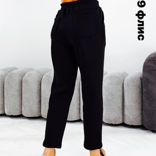 Штаны спорт HJJ Story (42-50) 8809 black (зима) HJJ Story 8809 black