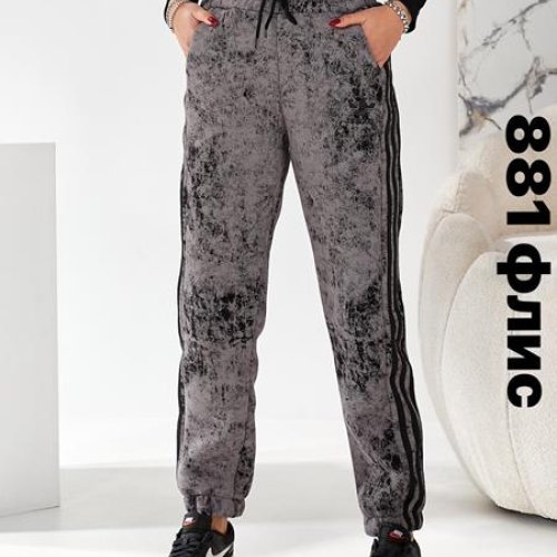 Штаны спорт HJJ Story (42-50) 881 grey (зима) HJJ Story 881 grey