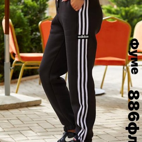 Штаны спорт HJJ Story (42-50) 886 black (зима) HJJ Story 886 black