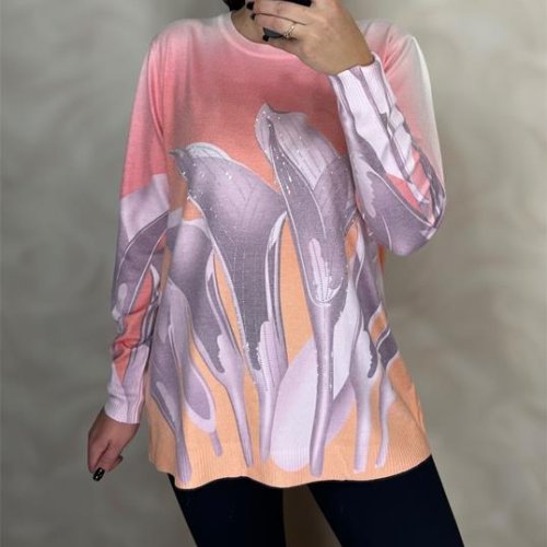 Свитер Shipi (48-54) 25212-1 orange (зима) Shipi 25212-1 orange
