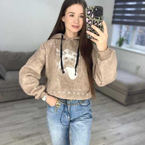 Худи S.Style (42-48) 300-4 beige (зима) S.Style 300-4 beige