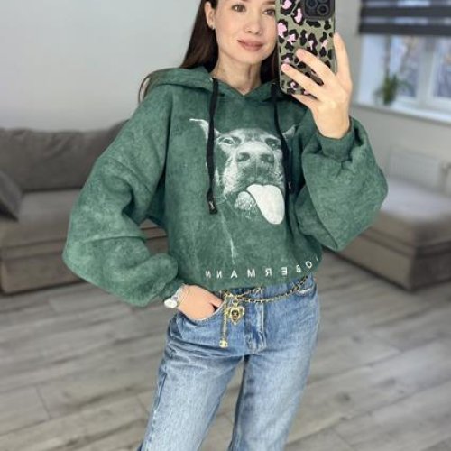 Худи S.Style (42-48) 300-4 green (зима) S.Style 300-4 green